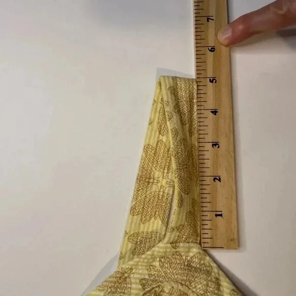 Maeve Anthropologie yellow dragonfly cafe sundress size 8 - Picture 12 of 14